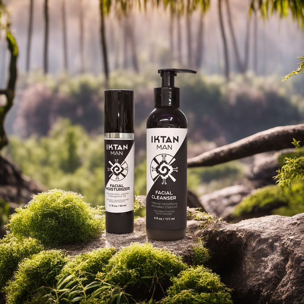 Facial Cleanser &  Facial Moisturizer with bergamot