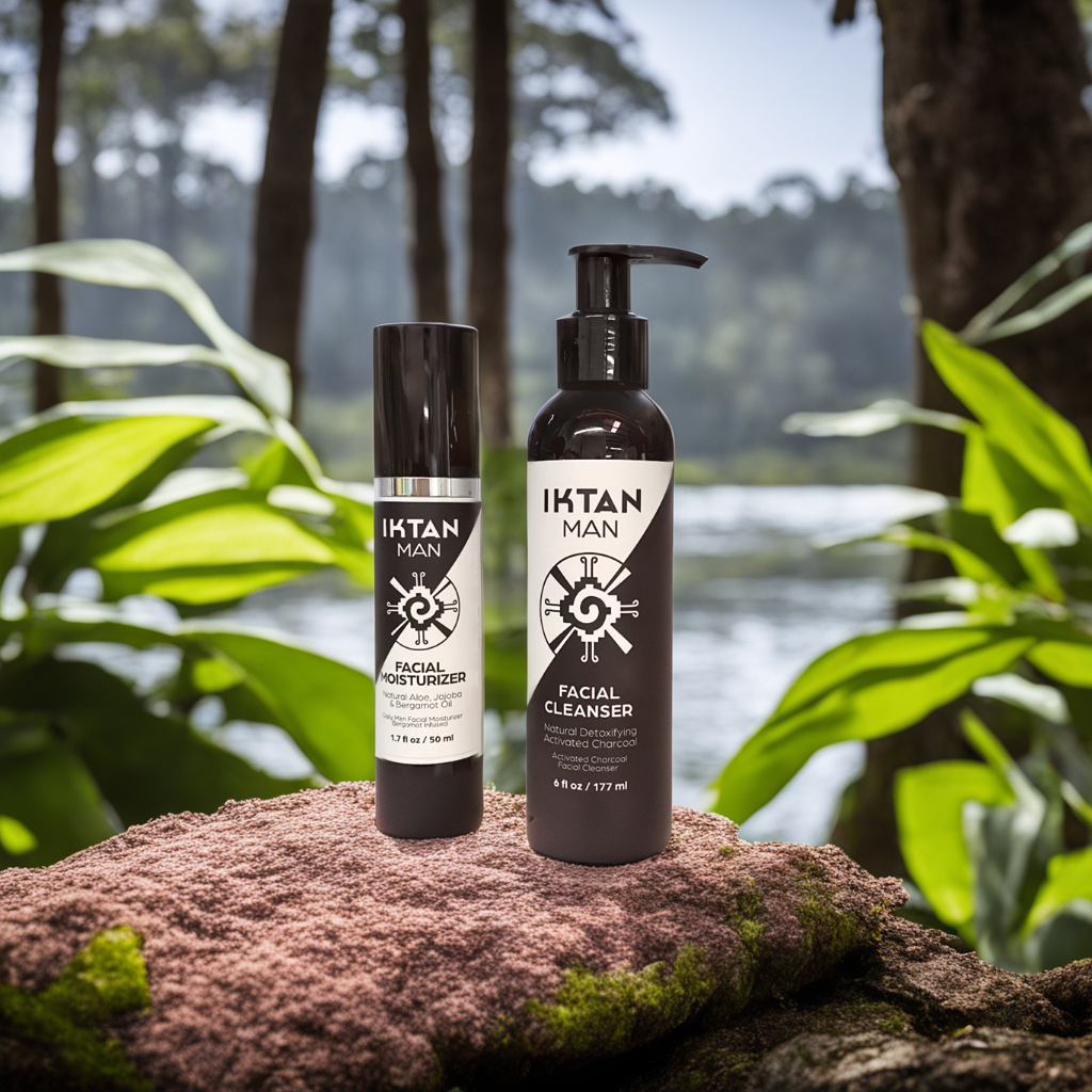 Facial Cleanser &  Facial Moisturizer with bergamot